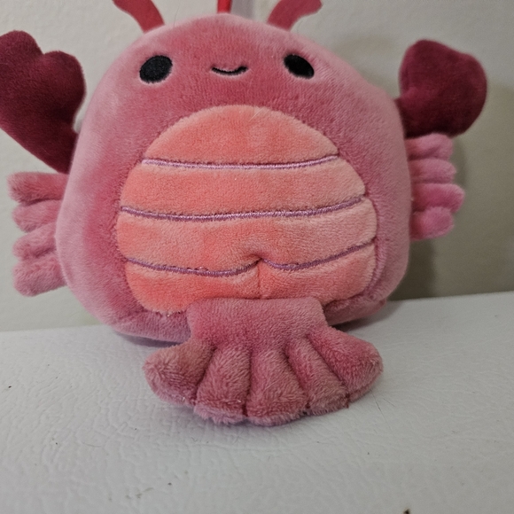 Squishmallows 4” Lorono The Lobster Ornament Plush Toy - Picture 3 of 7